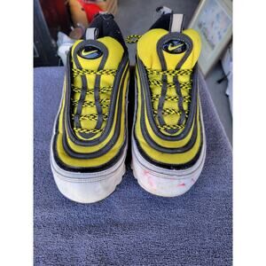 Nike Air Max Plus 97 Mens 8.5 Sneakers Shoes AV7936-100 Yellow